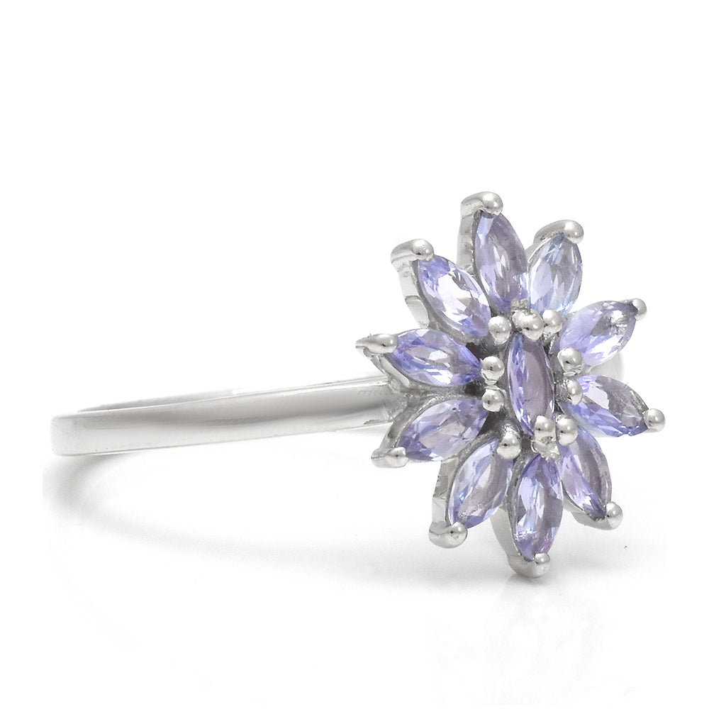 Ezüst Gyűrű "AAA" Osztályú Tanzanittal 3 