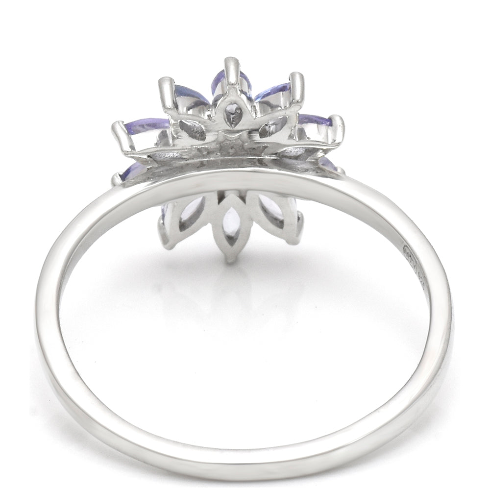 Ezüst Gyűrű "AAA" Osztályú Tanzanittal