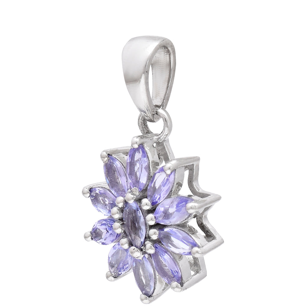 Ezüst Medál "AAA" Osztályú Tanzanittal