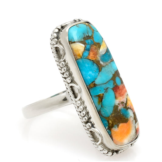 Ezüst Gyűrű Osztriga Türkizzel