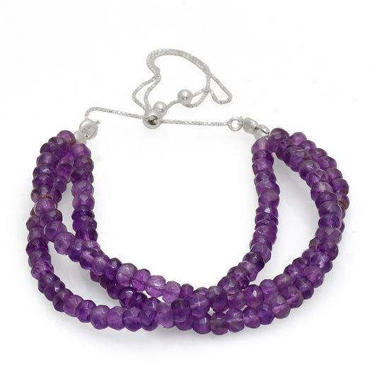 Ezüst Nyaklánc Brazil Ametiszttel