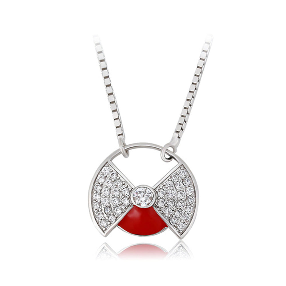 Arany tónusú Emporia Ötvözetű Nyaklánc Vörös Emporia® Kristállyal 1 