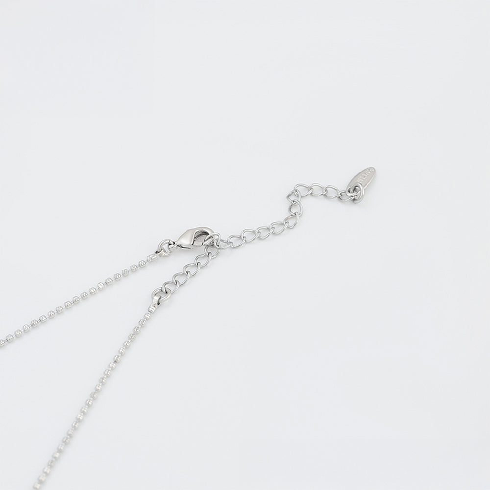 Arany tónusú Emporia Ötvözetű Nyaklánc Rózsaszínű Emporia® Kristállyal 7 