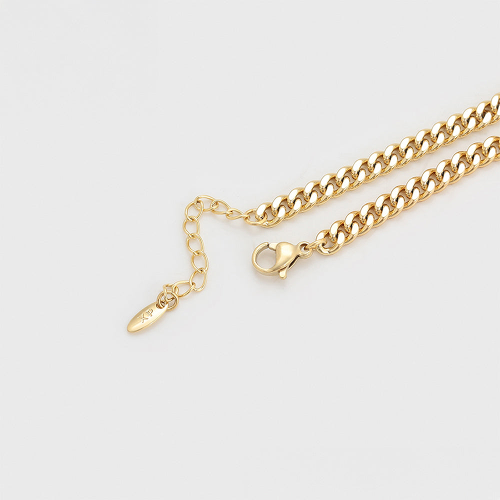 Arany tónusú Emporia Ötvözetű Karkötő Sárga Emporia® Kristállyal és Fehér Emporia® Kristállyal