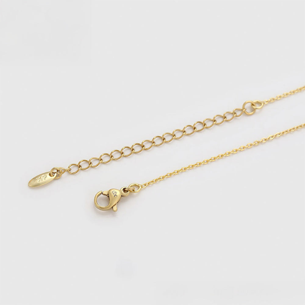 Arany tónusú Emporia Ötvözetű Nyaklánc Vörös Emporia® Kristállyal és Zöld Emporia® Kristállyal