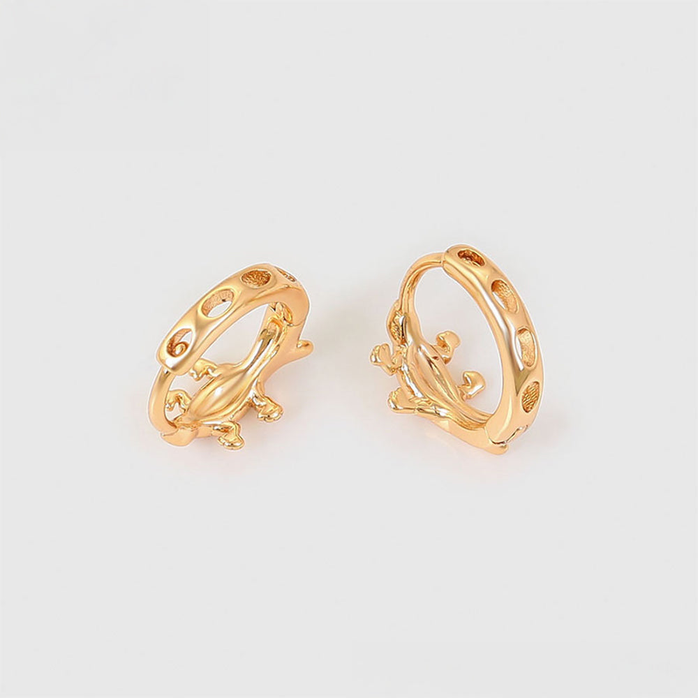 Arany tónusú Emporia Ötvözetű Fülbevaló Vörös Emporia® Kristállyal 2 