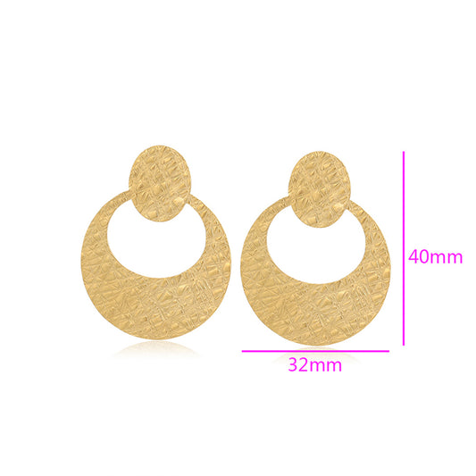 Arany tónusú Emporia Ötvözetű Fülbevaló