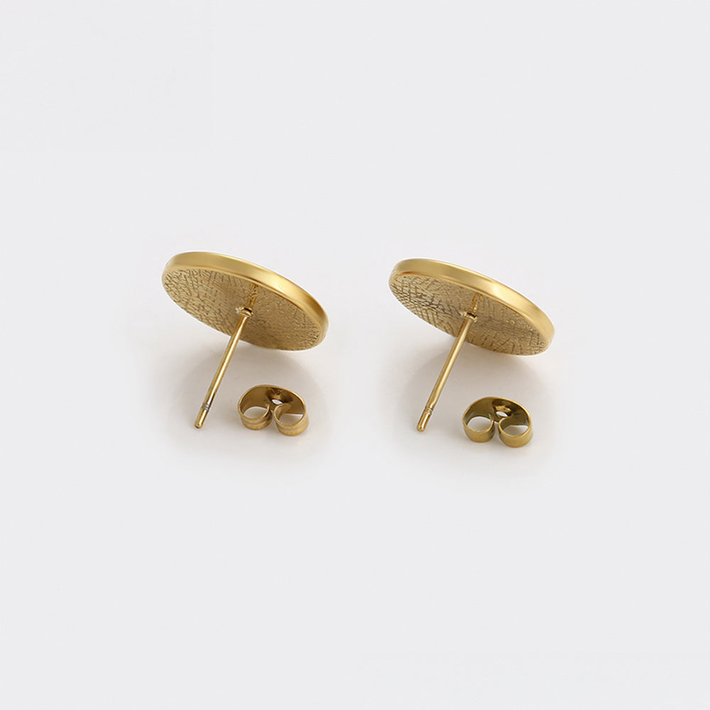 Arany tónusú Emporia Ötvözetű Fülbevaló Vörös Emporia® Kristállyal és Rózsaszínű Emporia® Kristállyal 6 