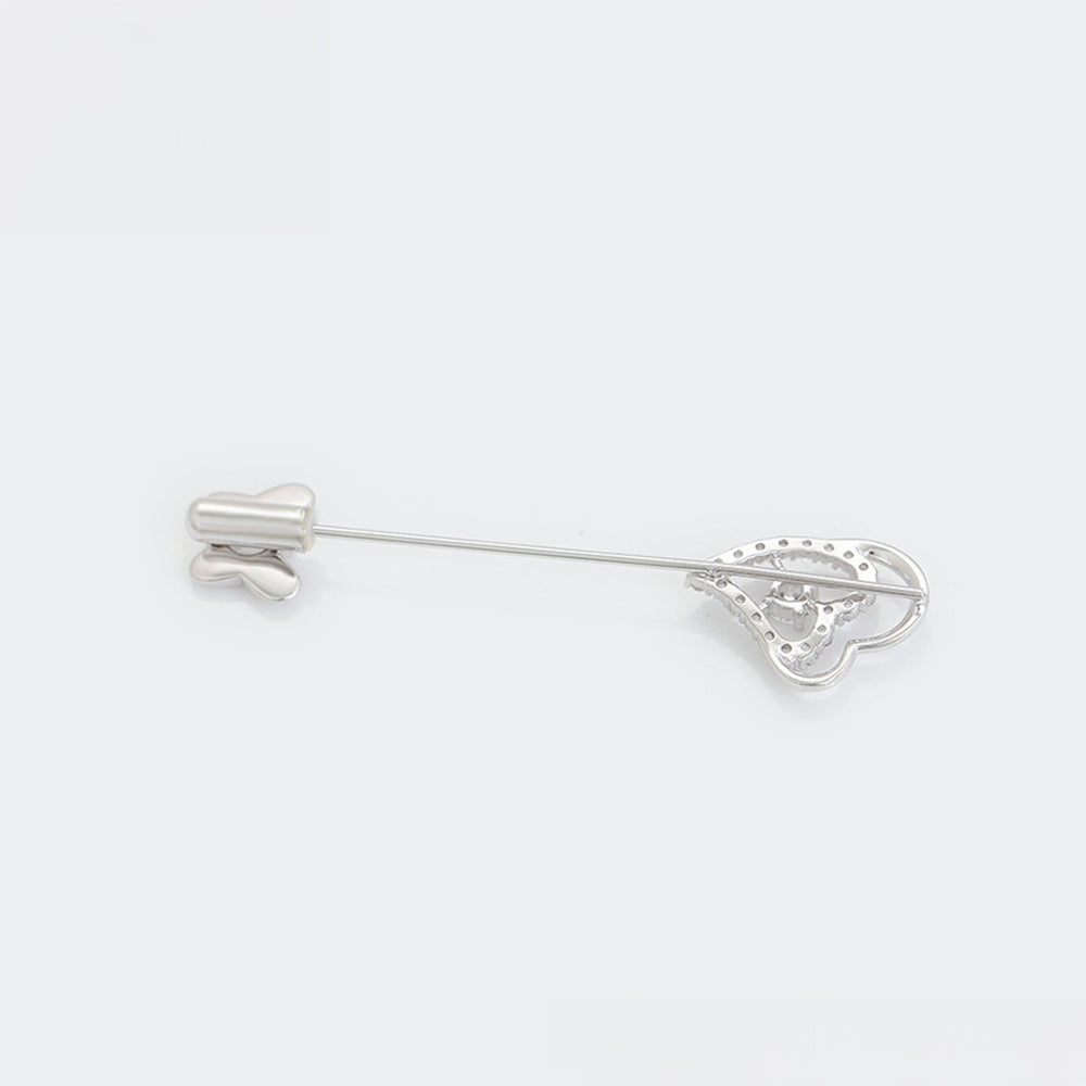 Arany tónusú Emporia Ötvözetű Bross Fehér Emporia® Kristállyal 6 