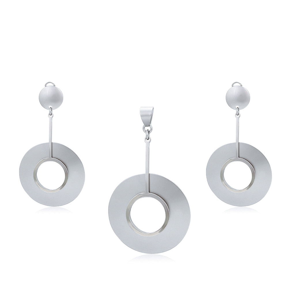 Arany tónusú Emporia Ötvözetű Szett ( Fülbevaló+Medál )