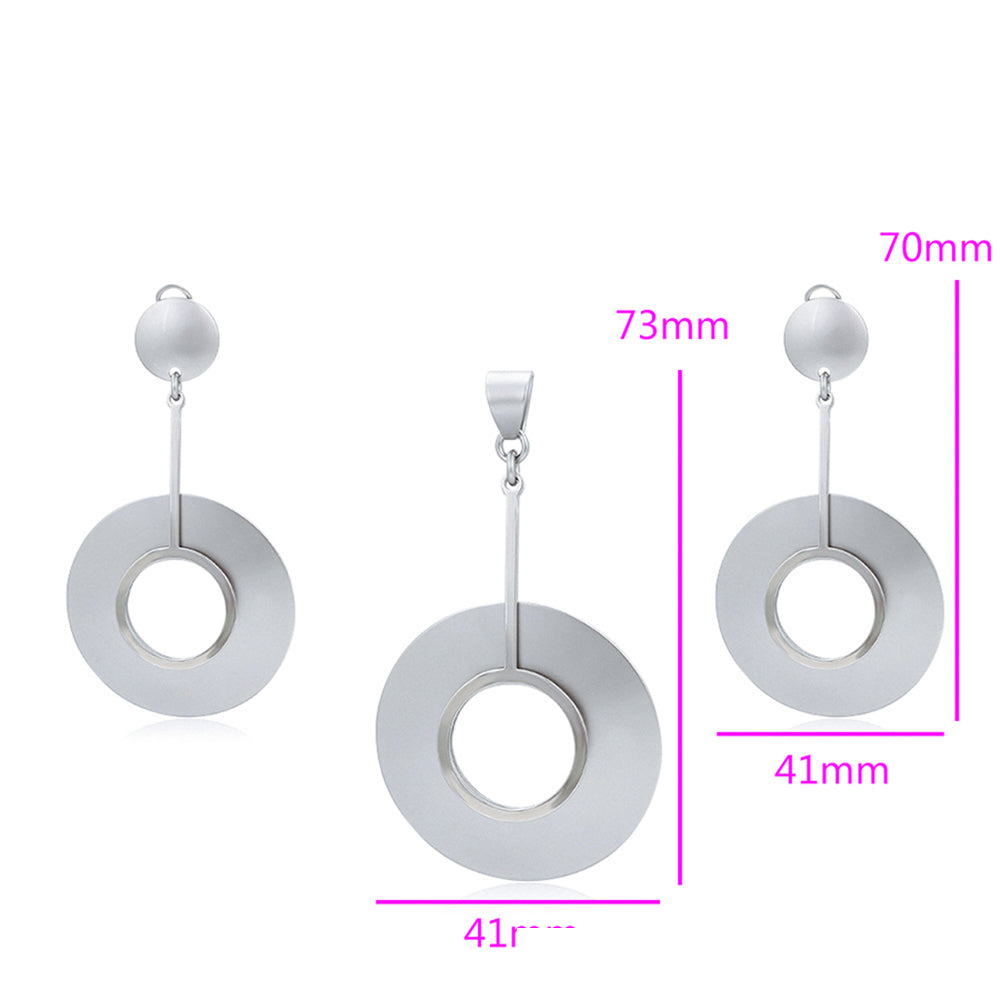 Arany tónusú Emporia Ötvözetű Szett ( Fülbevaló+Medál )