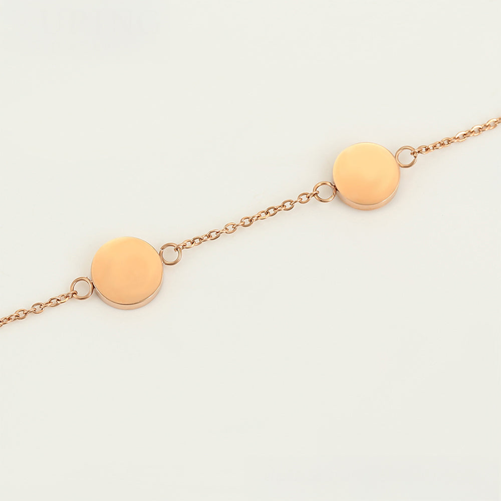 Arany tónusú Emporia Ötvözetű Szett Rózsaszínű Emporia® Kristállyal és Fehér Emporia® Kristállyal ( Nyaklánc+Karkötő )