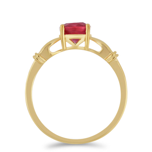 Arany Gyűrű Mozambiquei Rubinnal