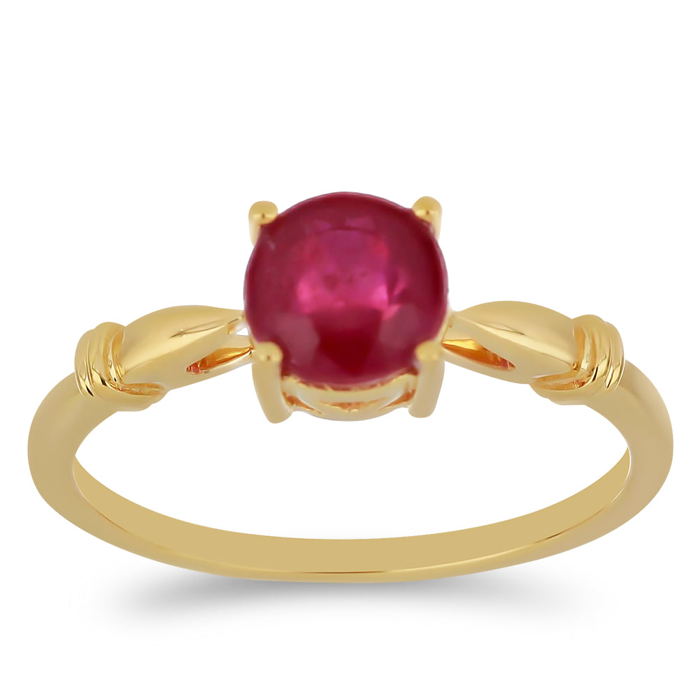 Arany Gyűrű Mozambiquei Rubinnal