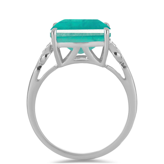 Ezüst Gyűrű Paraiba Kvarccal