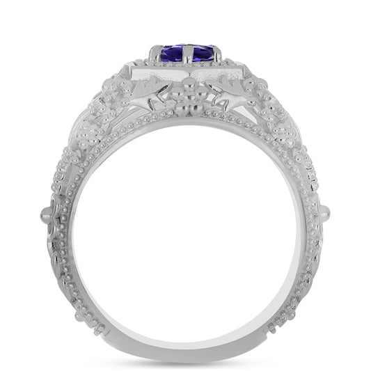 Ezüst Gyűrű Iolittal