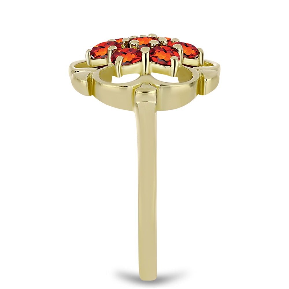 Arannyal Bevont Ezüst Gyűrű Madeirai Citrinnel 4 