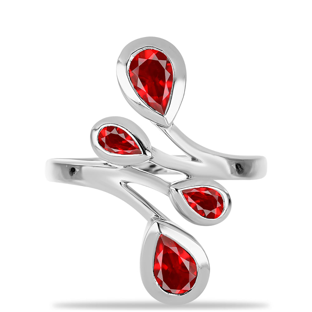 Ezüst Gyűrű Vörös Acháttal 1 