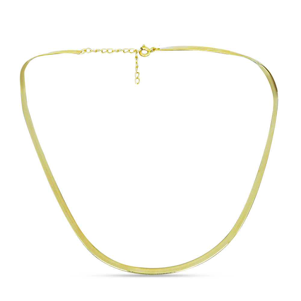 Arannyal Bevont Ezüst Lánc ( Nyaklánc ) 1 