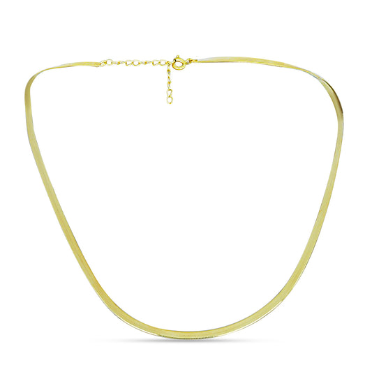 Arannyal Bevont Ezüst Lánc ( Nyaklánc )