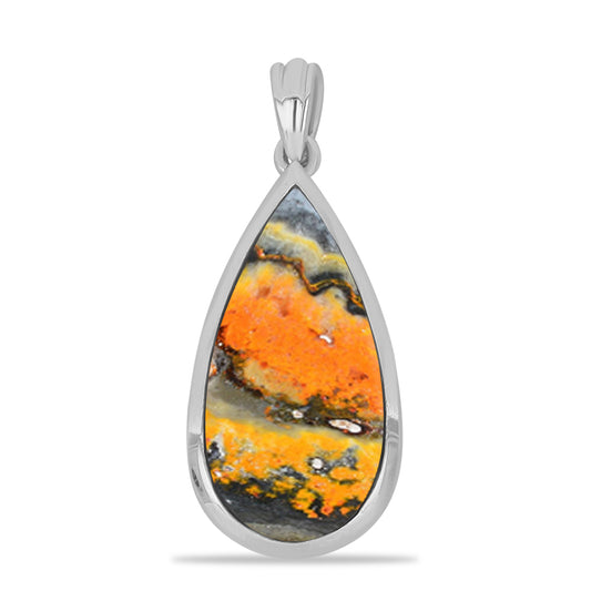 Ezüst Medál "Bumble Bee" Jáspissal