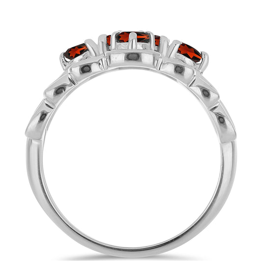 Ezüst Gyűrű Barton Gránáttal