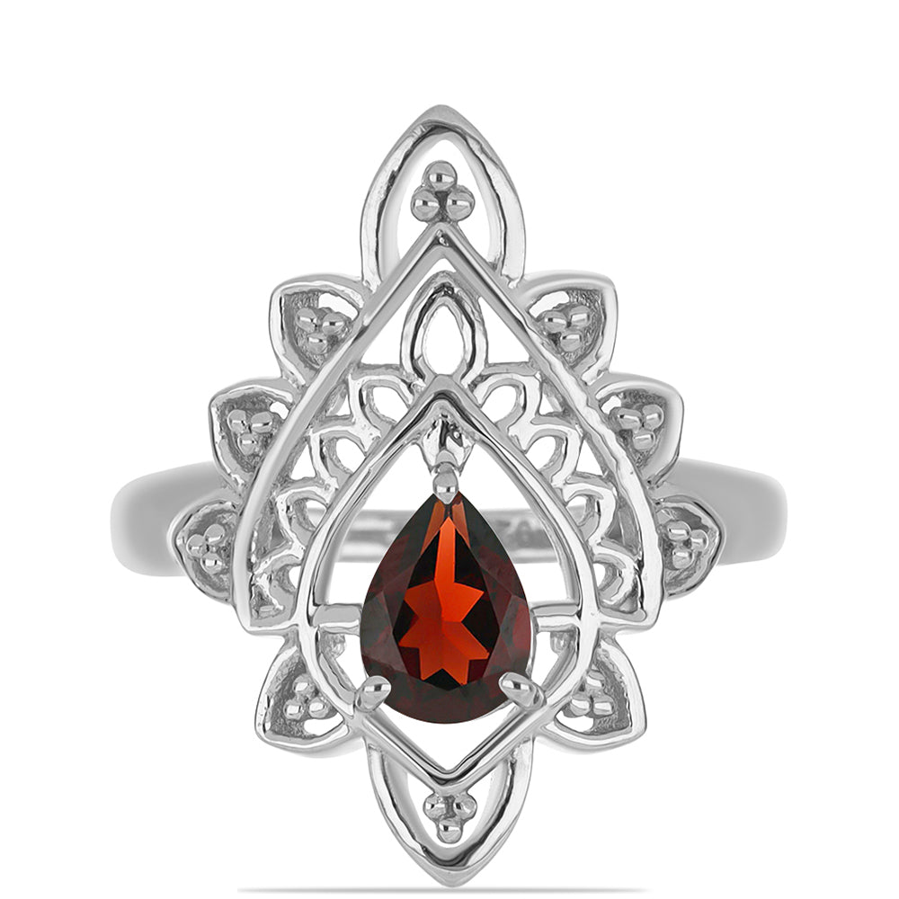 Ezüst Gyűrű Barton Gránáttal 1 