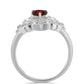 Ezüst Gyűrű Barton Gránáttal