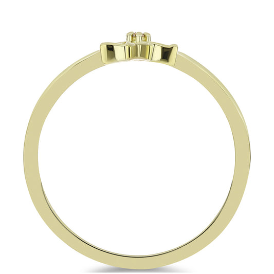 Arannyal Bevont Ezüst Gyűrű Pezsgő Gyémánttal