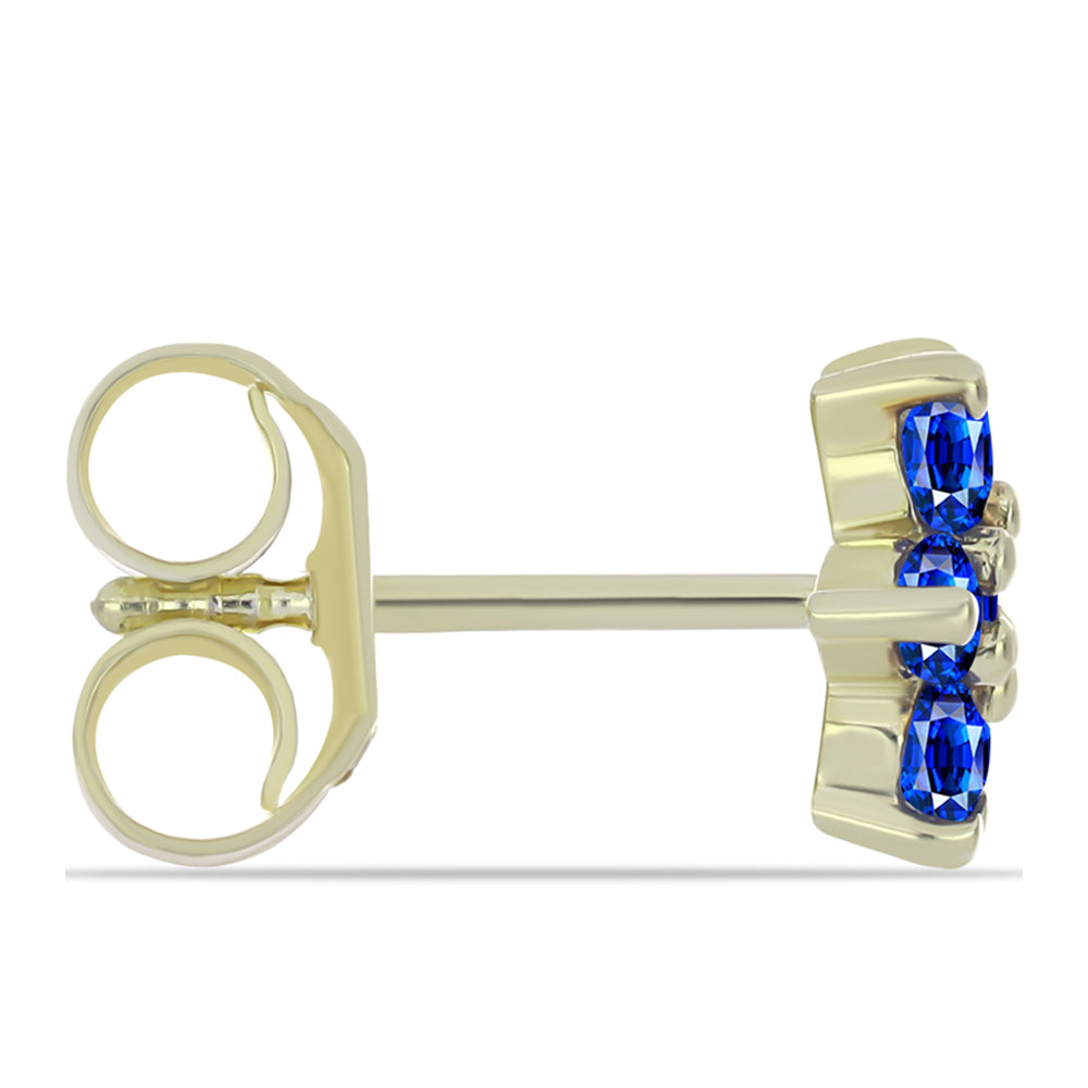 Arannyal Bevont Ezüst Szett Madagaszkári Rubinnal és Brazil Smaragddal ( Fülbevaló ) 7 