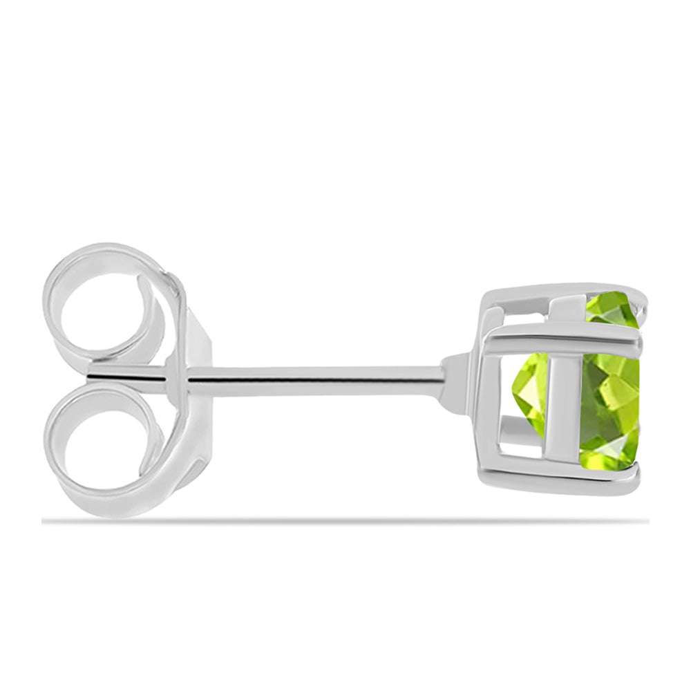 Ezüst Fülbevaló Changbai Peridottal 2 
