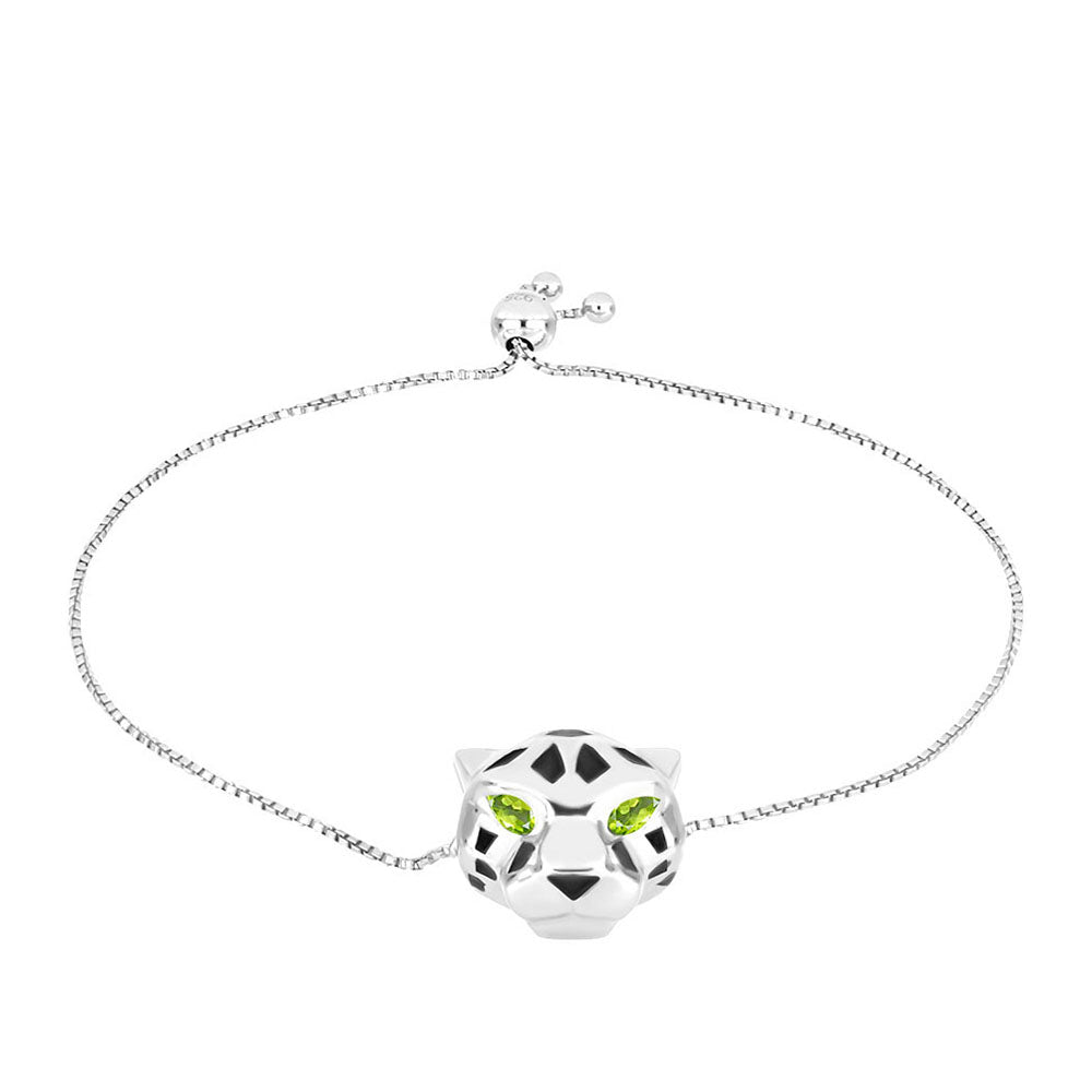 Ezüst Karkötő Changbai Peridottal 1 