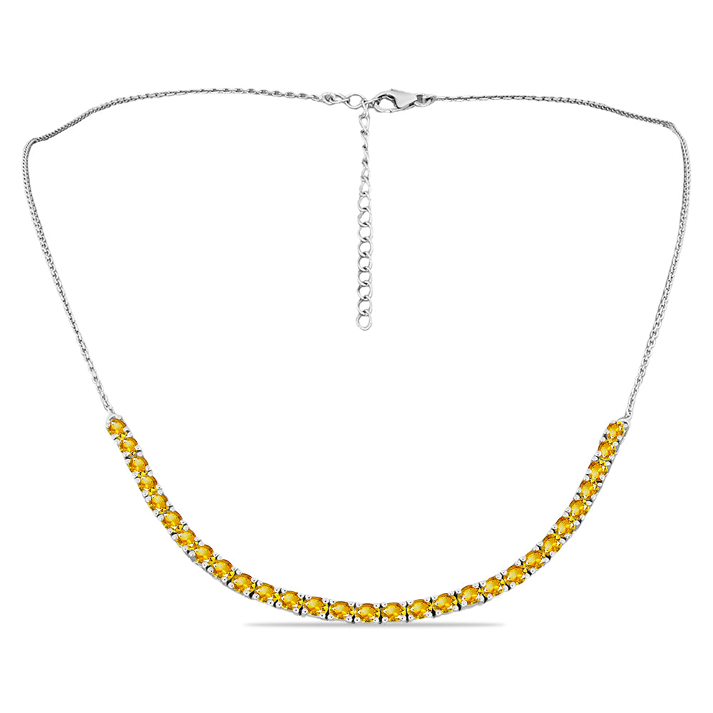 Ezüst Nyaklánc Ural Citrinnel 1 