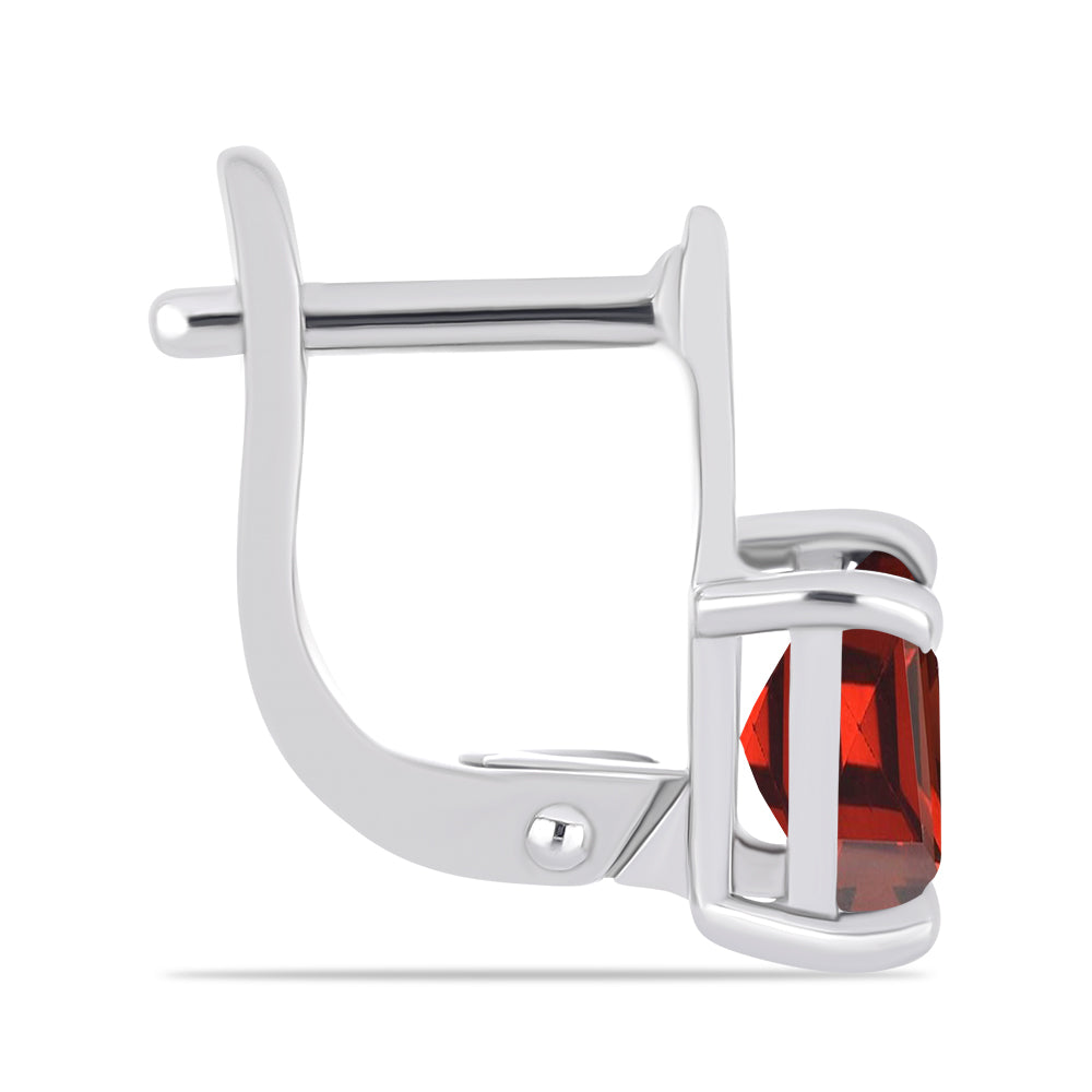 Ezüst Fülbevaló Barton Gránáttal 2 