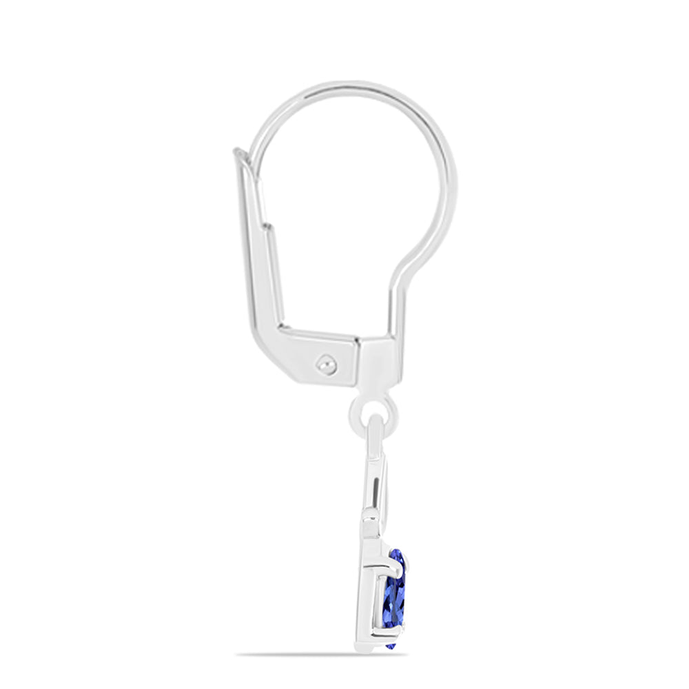 Ezüst Fülbevaló Tanzanittal 2 