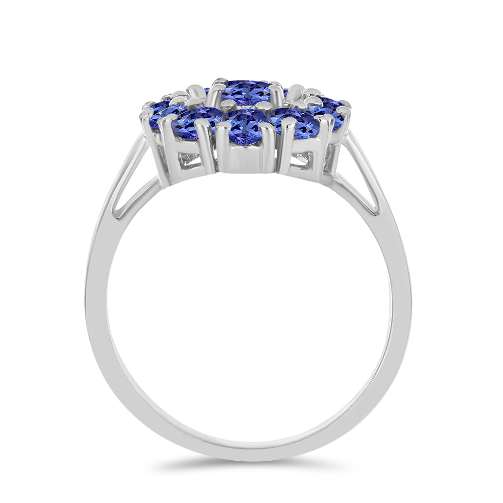 Ezüst Gyűrű Tanzanittal 2 