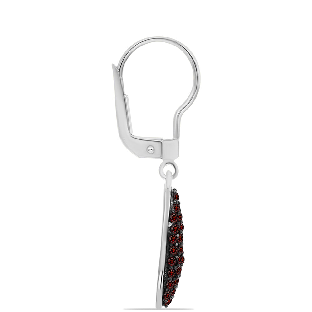 Ezüst Fülbevaló Barton Gránáttal 2 