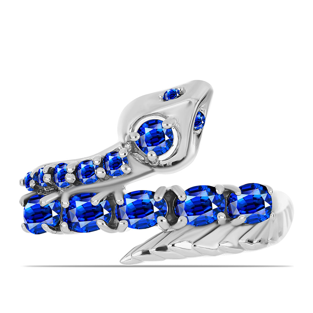 Ezüst Gyűrű Ausztrál Kék Zafírral 1 