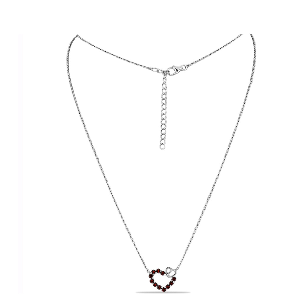 Ezüst Nyaklánc Barton Gránáttal