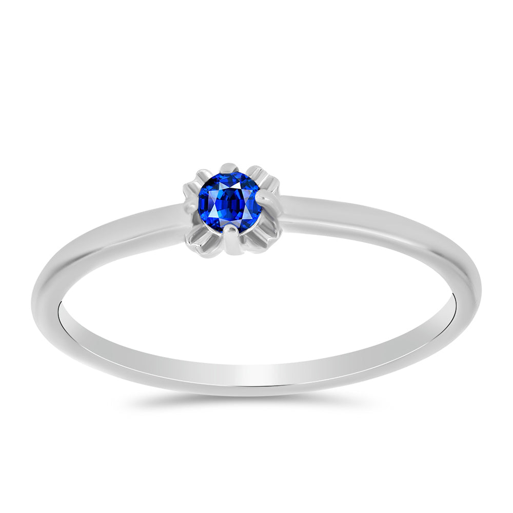 Ezüst Gyűrű Ausztrál Kék Zafírral 1 