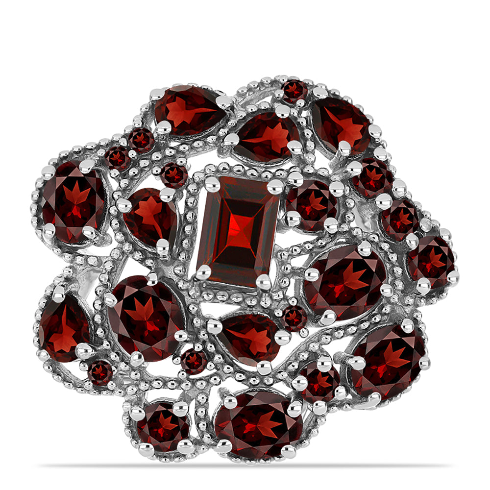 Ezüst Gyűrű Barton Gránáttal 1 