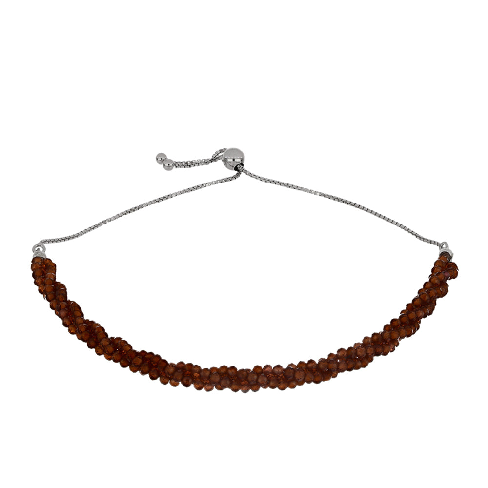 Ezüst Karkötő Barton Gránáttal