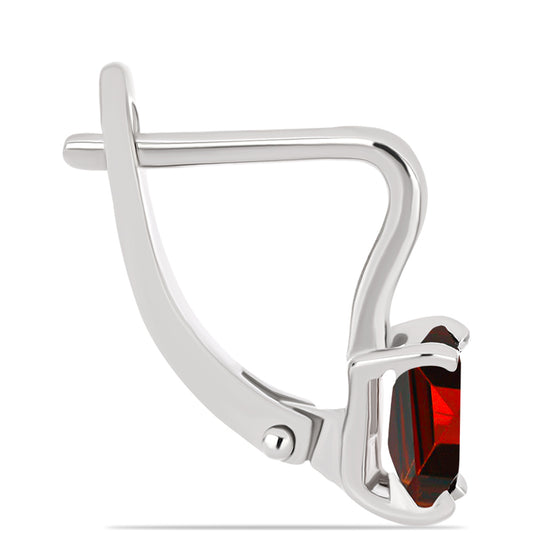 Ezüst Fülbevaló Barton Gránáttal