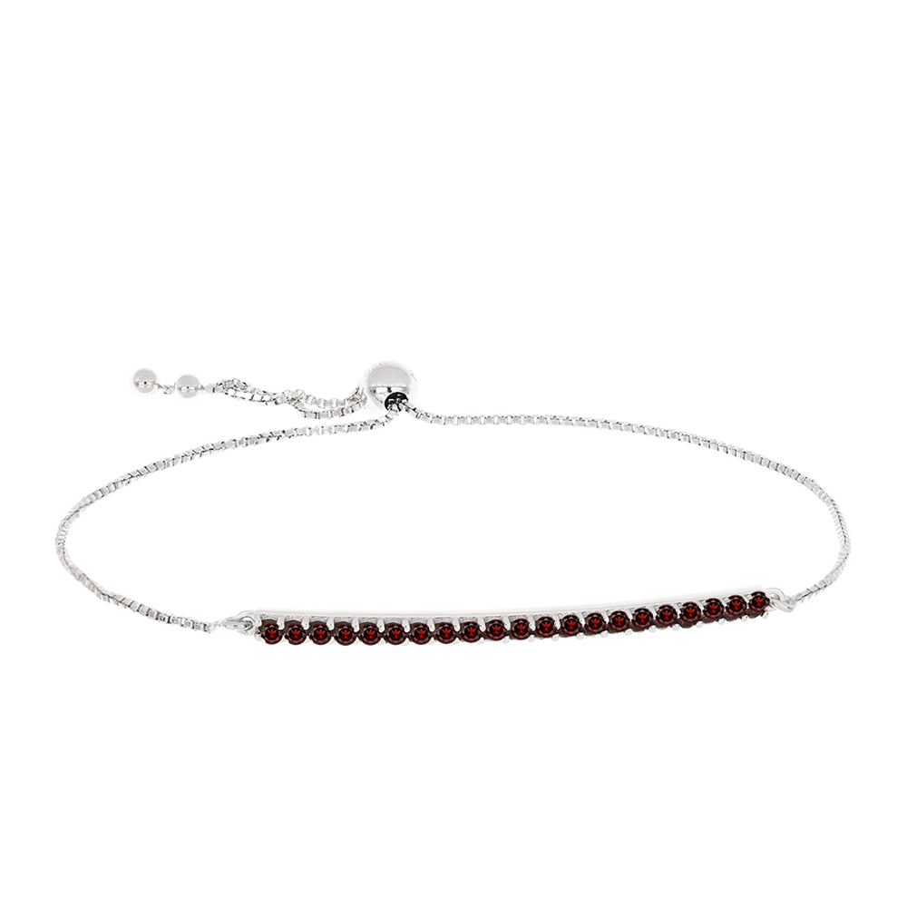 Ezüst Karkötő Barton Gránáttal 1 