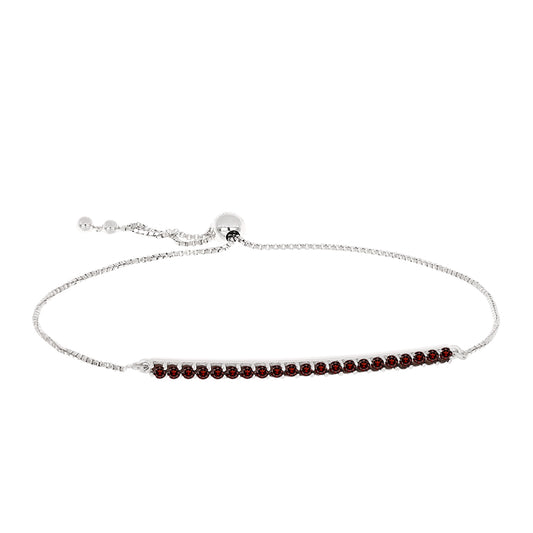 Ezüst Karkötő Barton Gránáttal