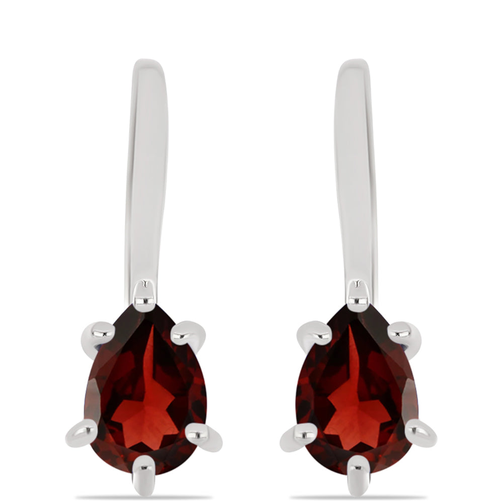 Ezüst Fülbevaló Barton Gránáttal