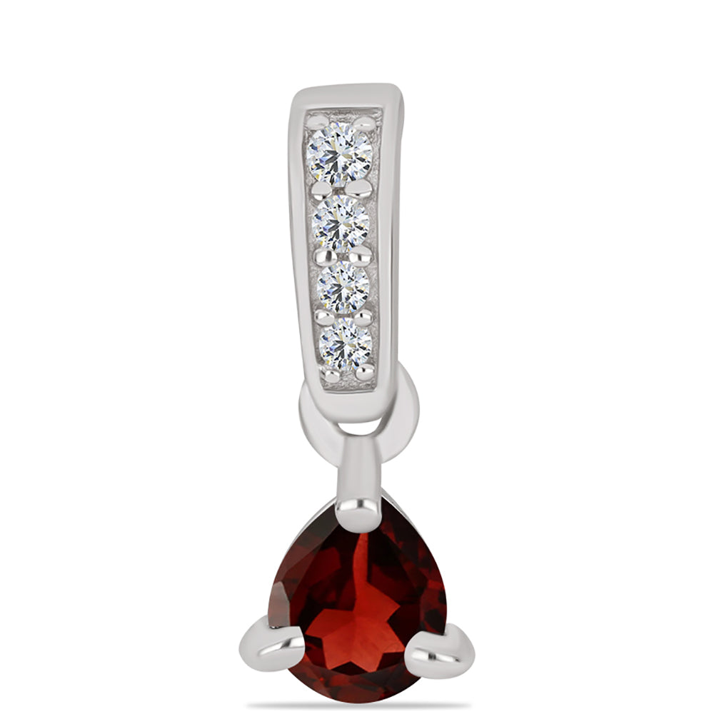 Ezüst Medál Barton Gránáttal és Fehér Topázzal 1 