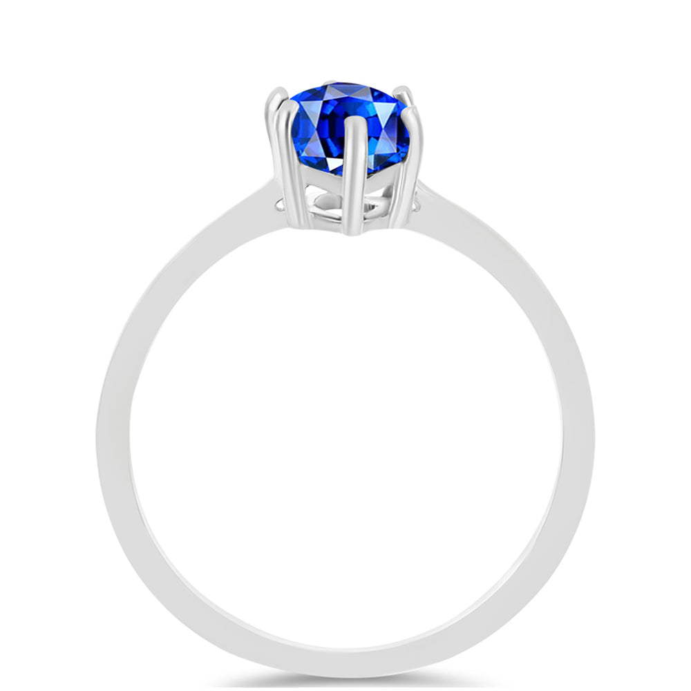 Ezüst Gyűrű Ausztrál Kék Zafírral 2 