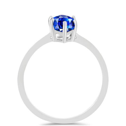 Ezüst Gyűrű Ausztrál Kék Zafírral
