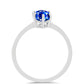 Ezüst Gyűrű Ausztrál Kék Zafírral